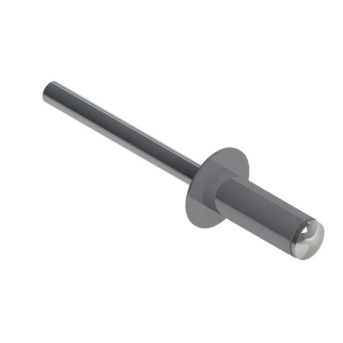 Заклёпка вытяжная Daxmer 4,8х12 RAL 7004 (10х1000шт) ал/ст