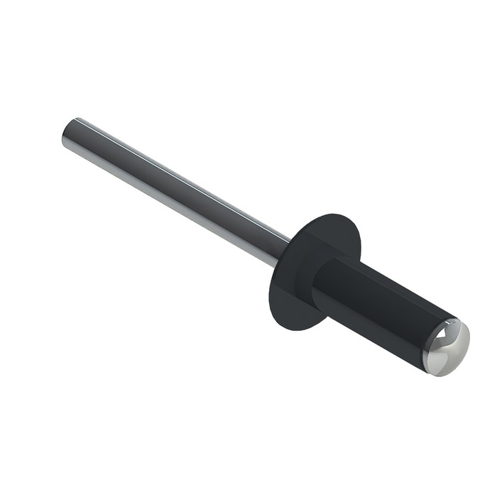 Заклёпка вытяжная Daxmer 4,8х12 RAL 7016 (500шт) нерж/нерж