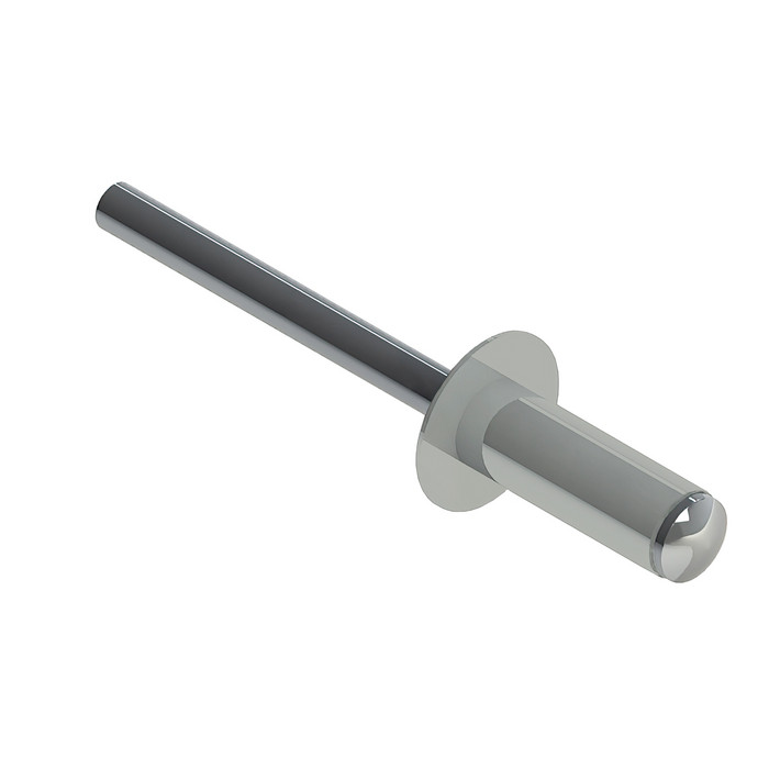 Заклёпка вытяжная Daxmer 4,0х12 RAL 9018 (500шт) нерж/нерж